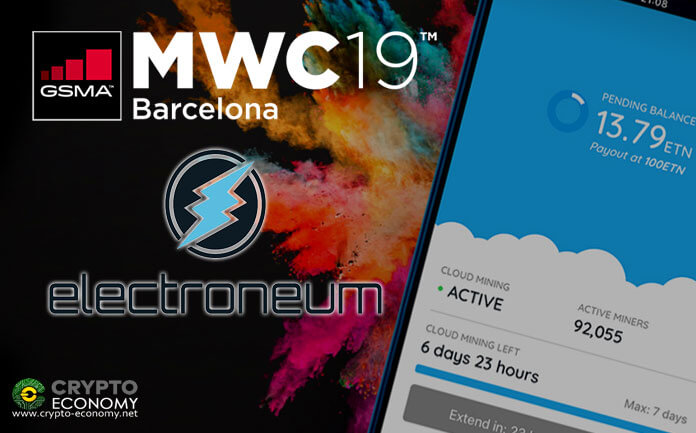Electroneum [ETN] presents its cloud mining technology in its new smart phone at MWC Barcelona