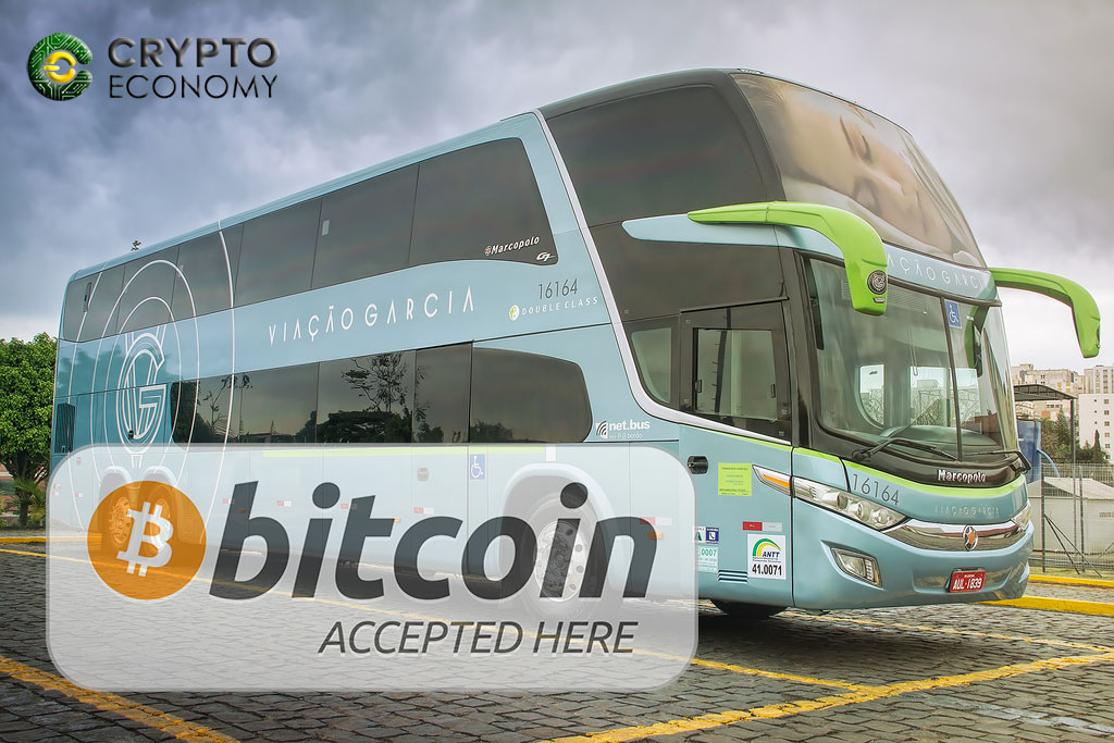 Bus companies in Brazil have started accepting cryptocurrencies