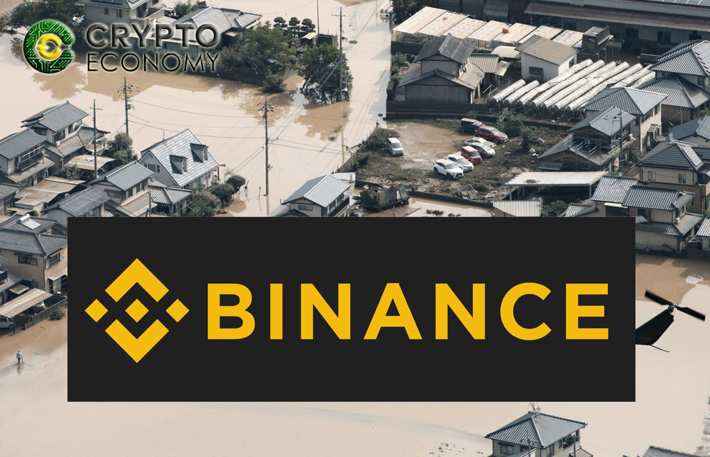 Binance and Verge make donations to the victims of the floods in Japan