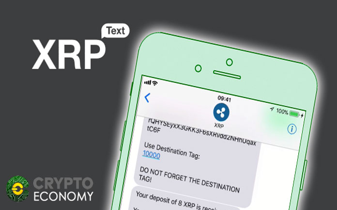 XRP Text, transfers Ripple via SMS and Telegram