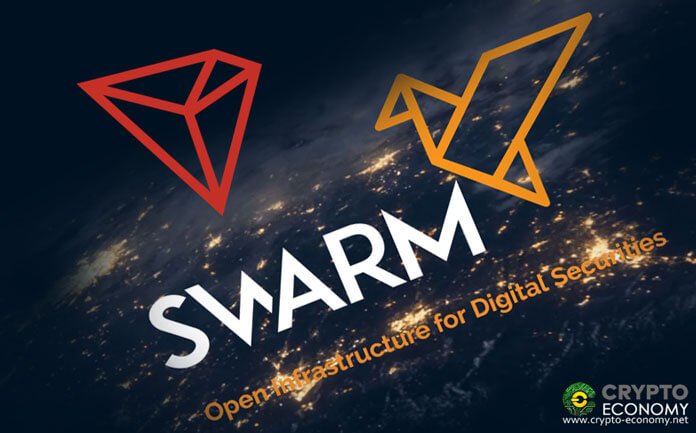 Tron [TRX] The startup Swarm will soon offer its customers to issue security tokens based on Tron