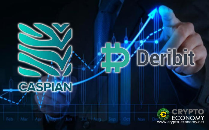 Caspian and Deribit unite offering the first institutional trading platform with options and futures