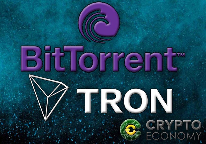 tron and bittorrent merge ad