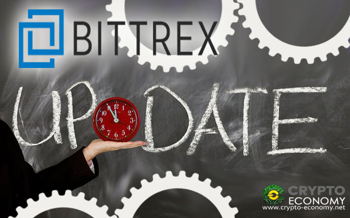 The cryptocurrency exchange Bittrex announce new updates
