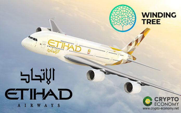 Etihad Airways Signs Up On Switzerland-Based Winding Tree Platform to Explore blockchain Technology