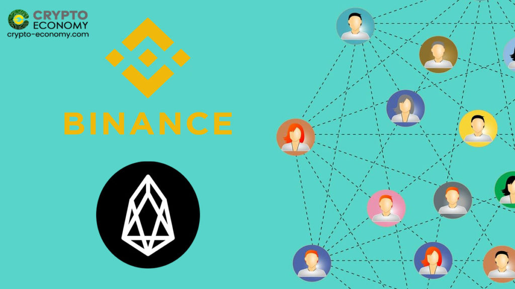 EOS added to Binance P2P Platform