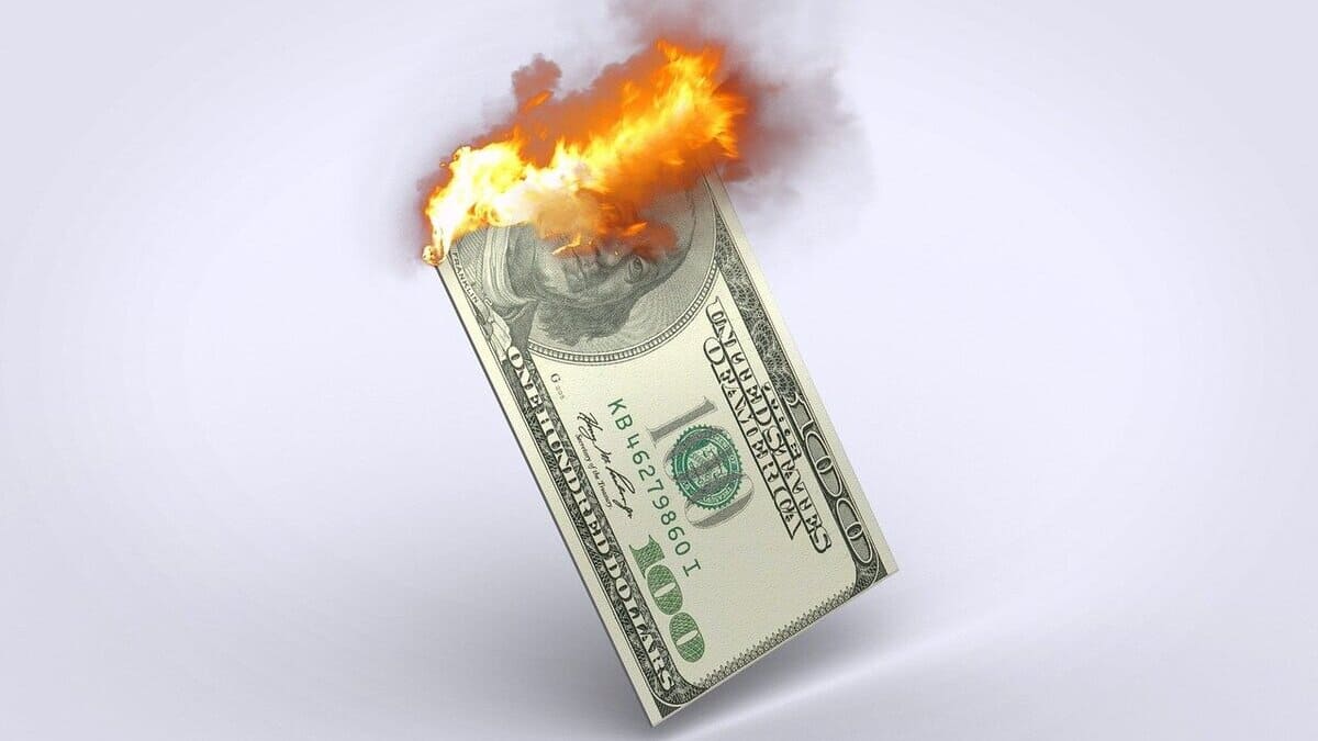Dollar burning
