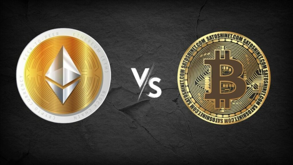 Ethereum (ETH) vs Bitcoin (BTC)