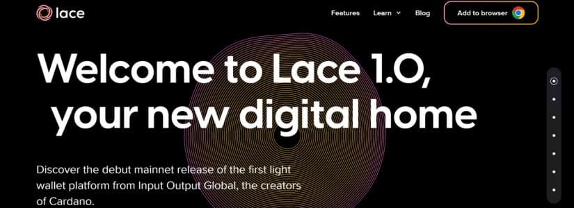 IOG launches Lace 1.0, a new "lightweight" wallet on Cardano