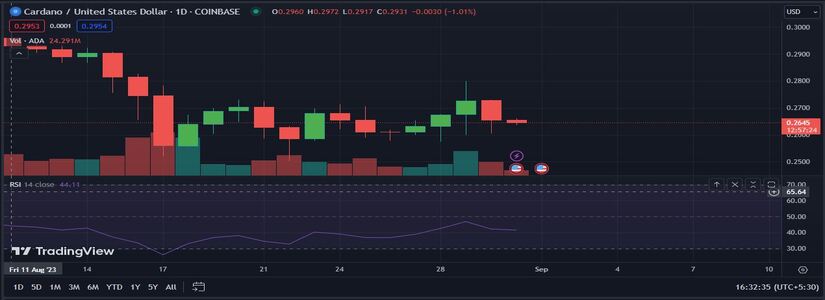 Cardano (ADA) Continues to Fall Despite Adding Over 250K new wallets