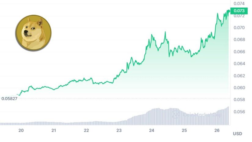 memecoin doge price