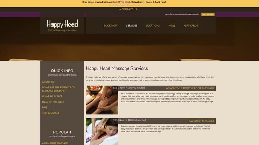 Happy Head Massage