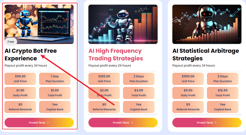 Choose a trading robot strategy