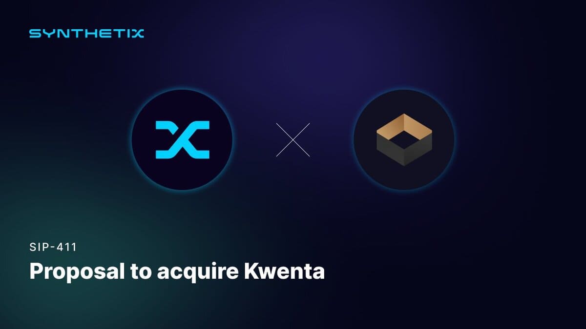 0 News Article Image Synthetix Proposes Kwenta Acquisition to Unify Its Exchange Ecosystem