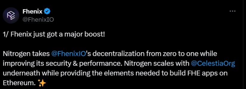 Fhenix Unveils Nitrogen Testnet Upgrade: A Leap Forward for Encrypted Layer-2 Networks