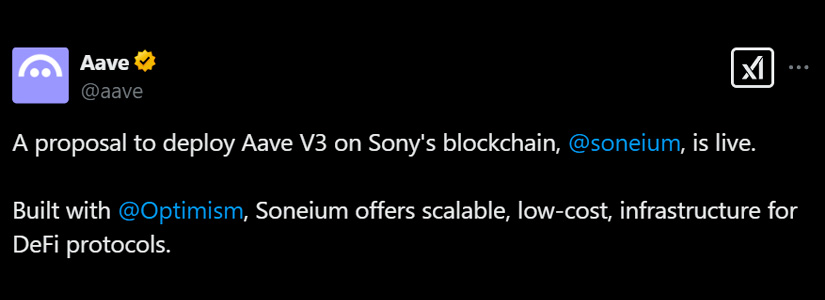 Aave Considers Soneium Deployment—Exploring New Liquidity Markets