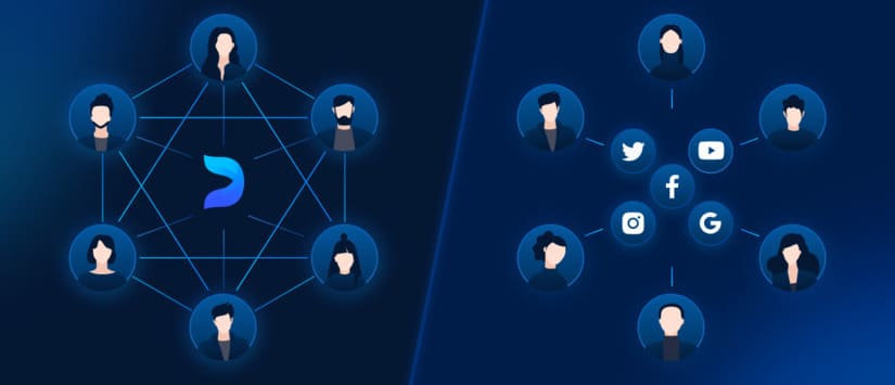 web3 decentralized social media