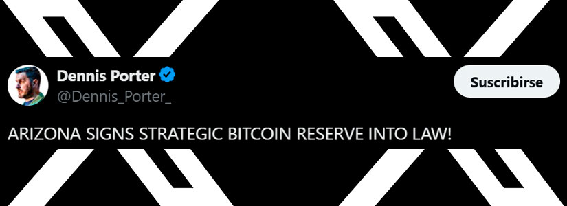 Arizona Signs Historic Bitcoin Bill to Use Unclaimed Property Profits to Build Strategic Reserve
