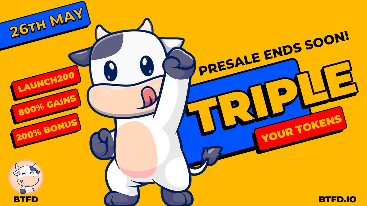 top new meme coin to join in May 2025, best meme coin presale May 2025, BTFD Coin price prediction, BTFD staking rewards 90% APY, how to buy BTFD Coin, BTFD LAUNCH200 bonus, Dogecoin missed opportunity, meme coin presale, crypto whales investing in presale, BTFD P2E game rewards