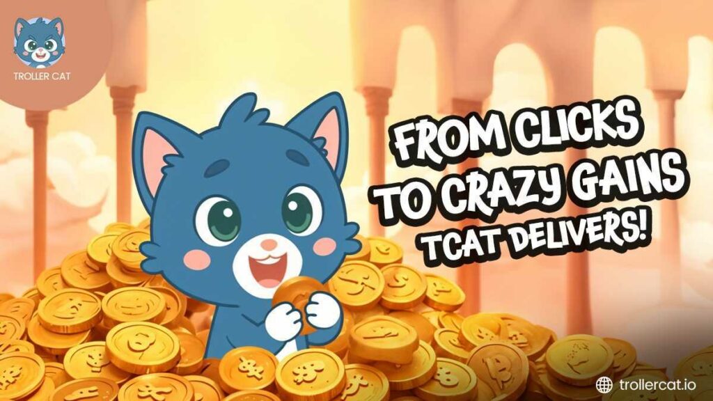 Best cryptos for beginners 2025, buy Troller Cat crypto presale, Troller Cat Rickroll Stage 9, meme coins with staking APY, Dogecoin price update today, Housecoin meme crypto dip, Ethereum-based meme tokens, best new meme coins to buy, staking crypto for beginners, TCAT vs DOGE vs HOUSE.