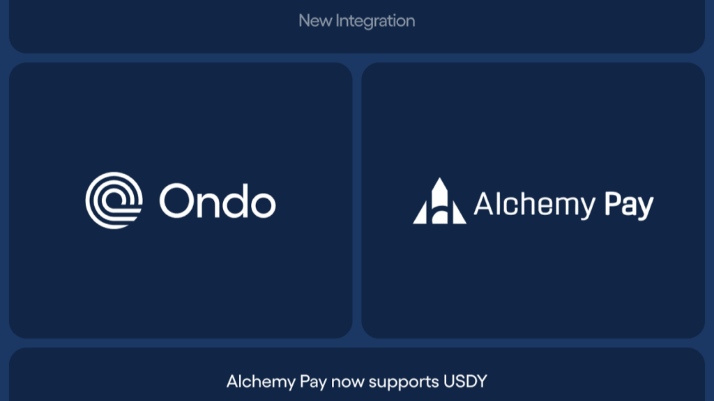 Alchemy Pay Unlocks Global Access to Ondo’s Yield-Bearing USDY Token