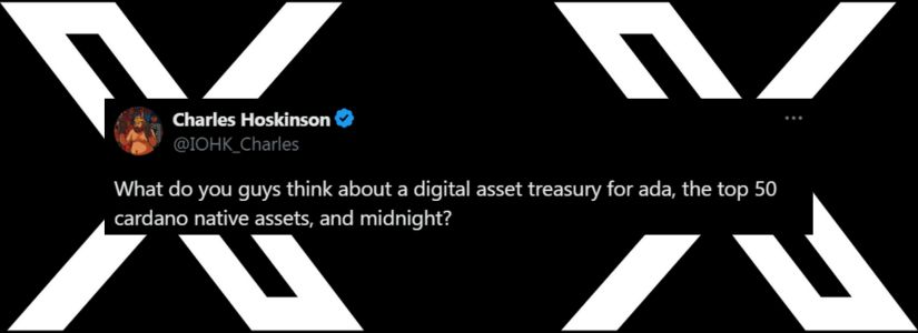 Charles Hoskinson Tweet