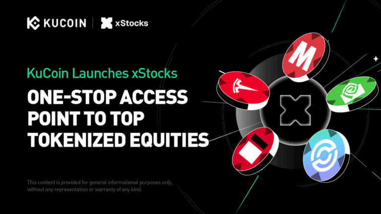 KuCoin Launches xStocks, Bringing Tokenized Equities Like Tesla and S&P 500 to Crypto