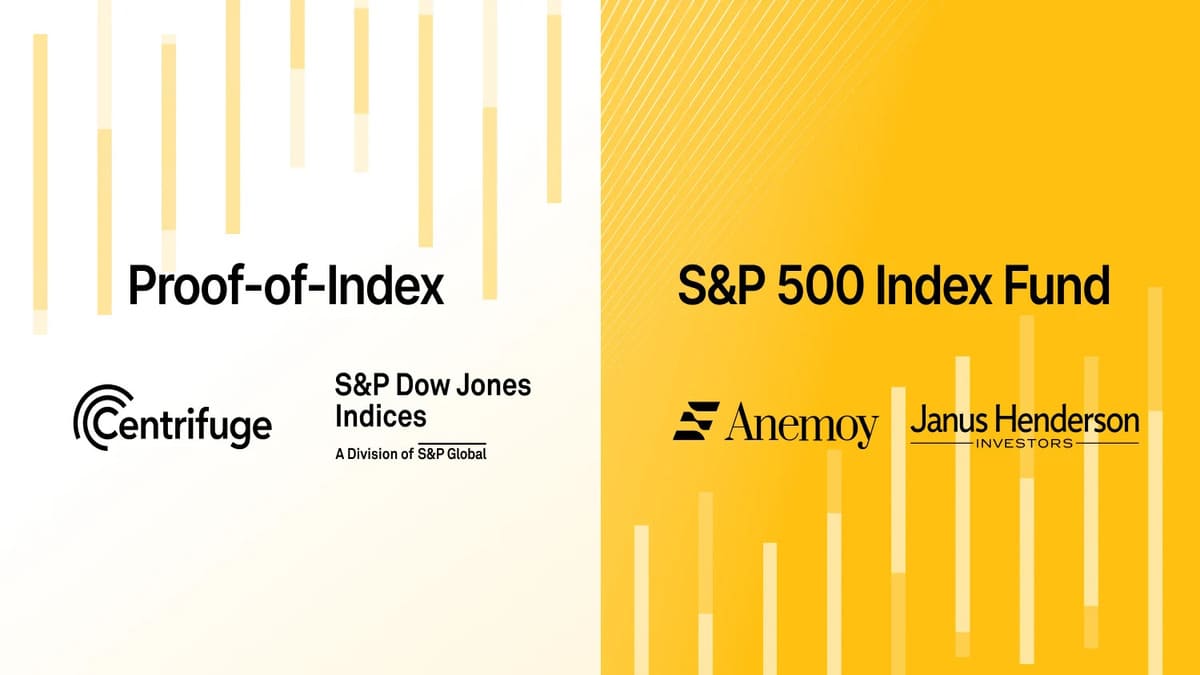 Centrifuge Launches First-Ever Tokenized S&P 500 Fund