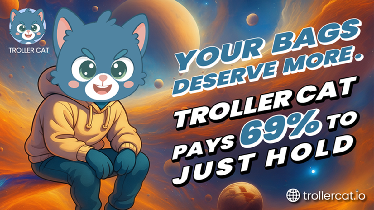 Best crypto to buy now, Troller Cat 69% APY staking, Troller Cat vs Dogwifhat, Peanut the Squirrel price, Top meme coin 2025, Stage 13 meme coin presale, TCAT staking ROI, Troller Cat referral system, Meme coin with game center, TCAT vs PNUT vs WIF.