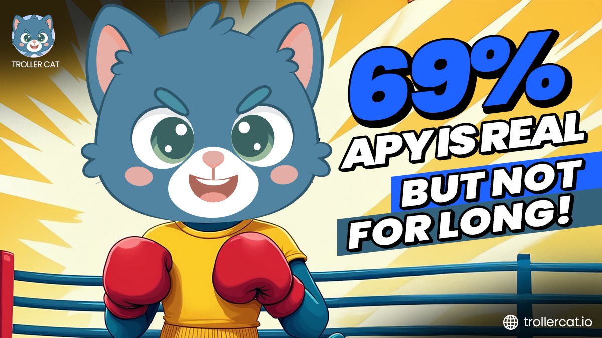Best crypto to buy now Troller Cat, Dogwifhat vs Keyboard Cat price pump, Troller Cat staking 69% APY, Troller Cat presale Stage 13, meme coin referral bonus, buy Troller Cat token now, Troller Cat vs Dogwifhat, Keyboard Cat coin price chart, meme coins with real tokenomics, Troller Cat Game Center rewards.
