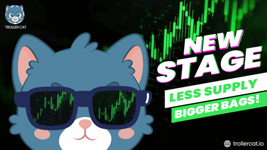 Troller Cat best 100x crypto, meme coin presale 2025, Stage 12 Troller Cat price, Troller Cat vs Pepe ROI, Official Trump token pump, $TRUMP price chart, deflationary meme coins, Troller Cat tokenomics and security, crypto presale raising $325k, top ROI meme coins to watch.