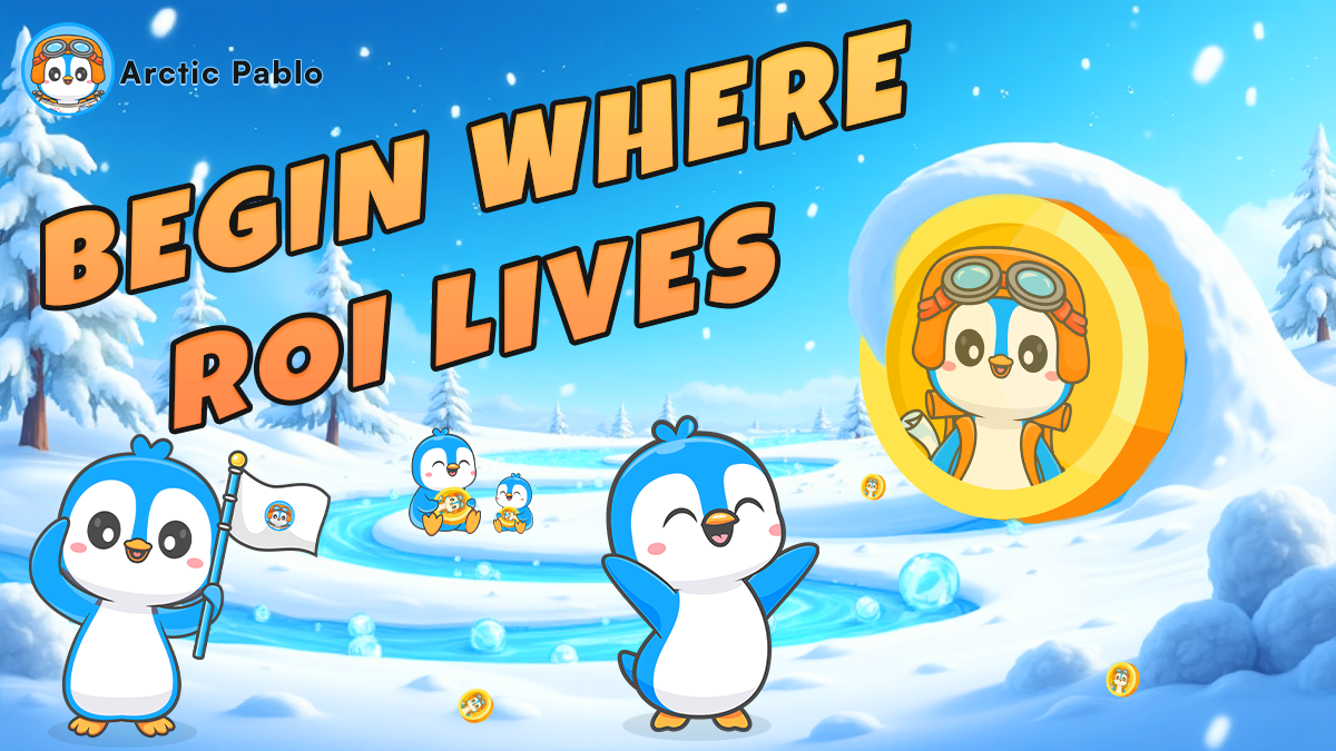 Arctic Pablo Coin Presale, Meme Coins 2025, High ROI Crypto July, Best New Crypto To Invest 2025, Arctic Pablo Referral Program, Arctic Pablo ROI, Pepe Coin Price, Memecoin Live Update, Arctic Pablo Frigid Fortress, Arctic Pablo Investment Strategy