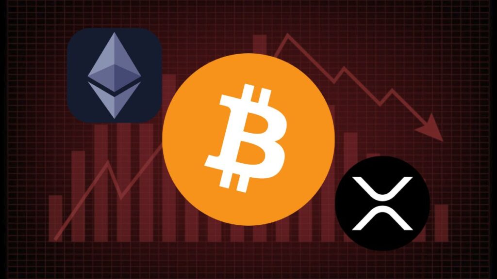Why is the crypto market down today? Bitcoin, Ethereum, and XRP fall sharply