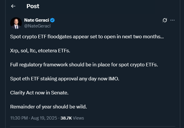 Tweet by NateGeraci
