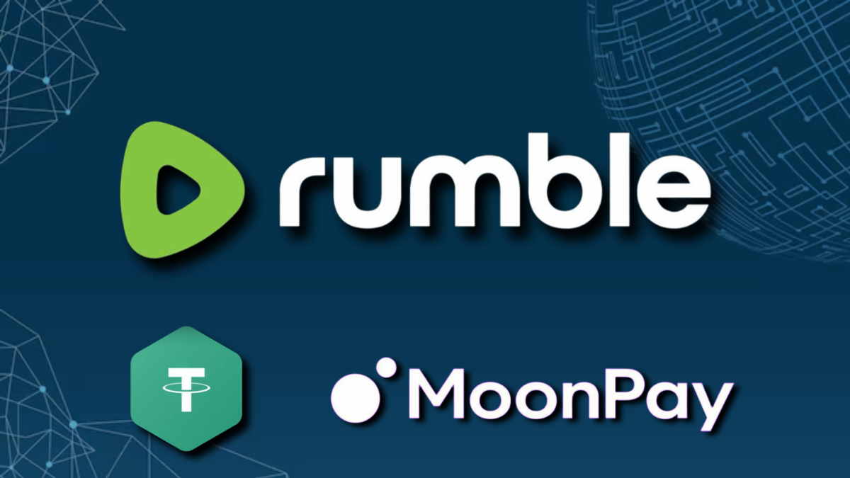 Rumble Announces Crypto Wallet With Tether and MoonPay for Creator Monetization