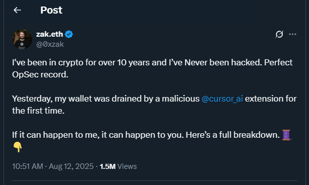 Tweet by 0xzak