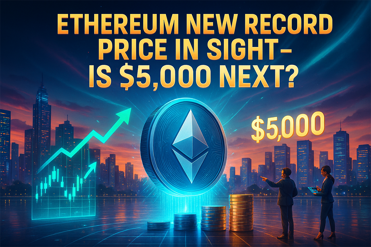 Ethereum New Price Record in Sight - is $5,000 Next?