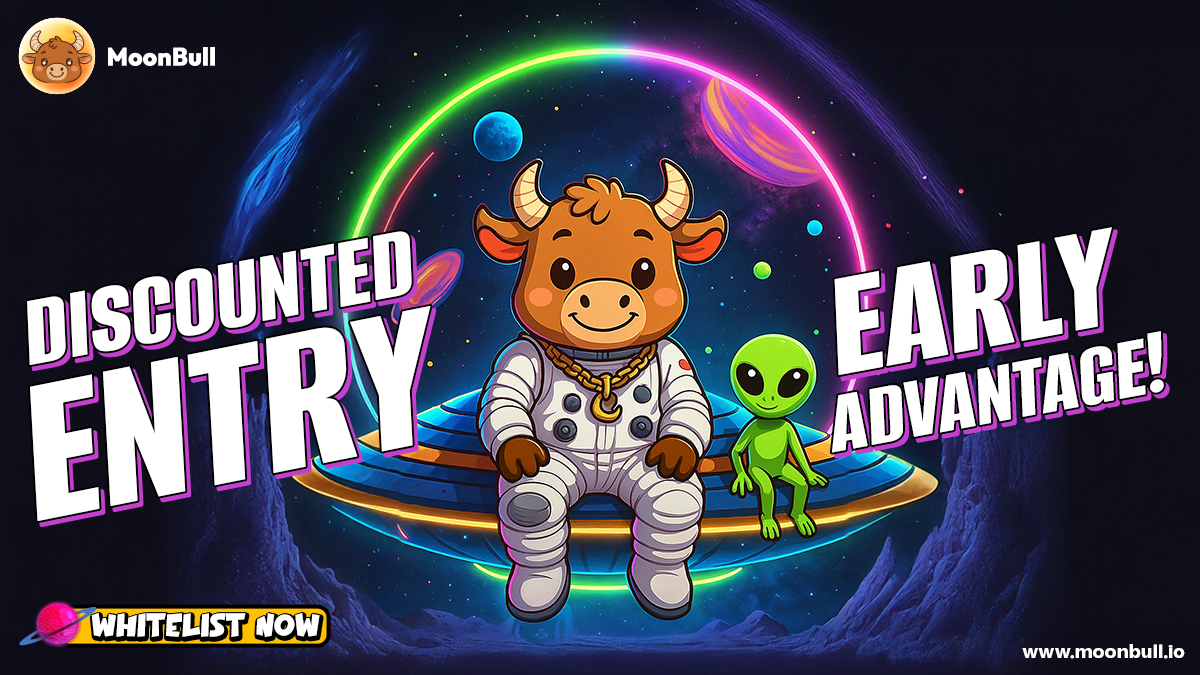 100x crypto, moon bull, MoonBull whitelist, meme coin, Pudgy Penguins, Ponke, crypto presale, best upcoming crypto, whitelist opportunity, crypto community