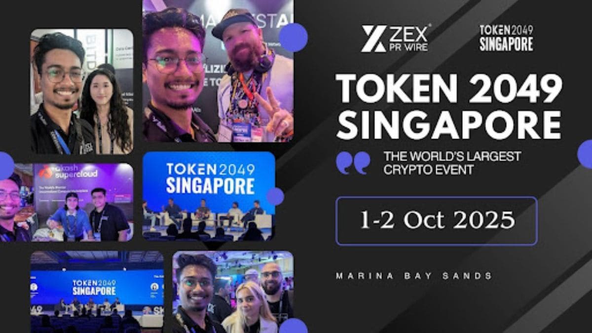 ZEX PR WIRE Strengthens Global Presence at TOKEN2049 Singapore