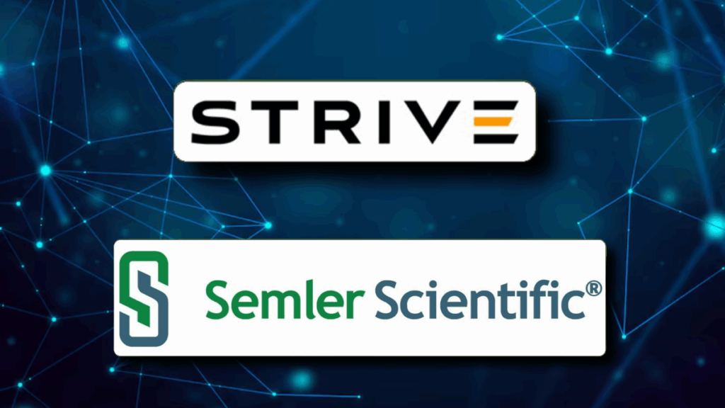 Strive to Absorb Semler Scientific, Creating a Publicly-Traded Bitcoin Treasury Powerhouse