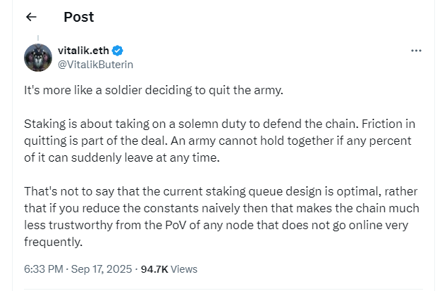 Tweet by VitalikButerin