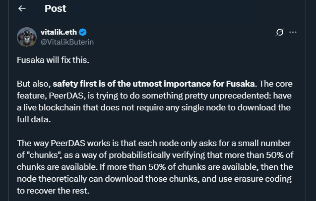 Tweet by VitalikButerin