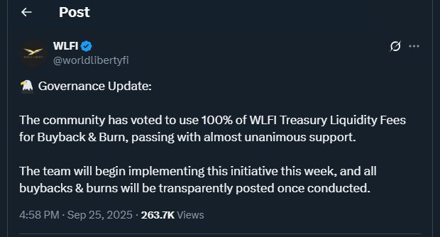 Tweet by worldlibertyfi/