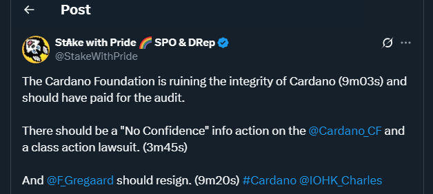 Tweet by StakeWithPride