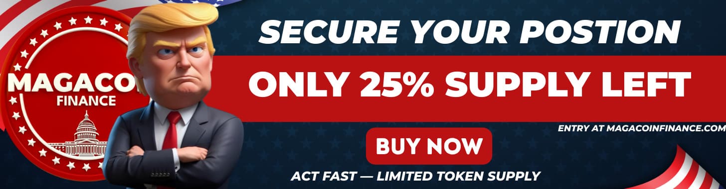 Magacoin only 25% supply left