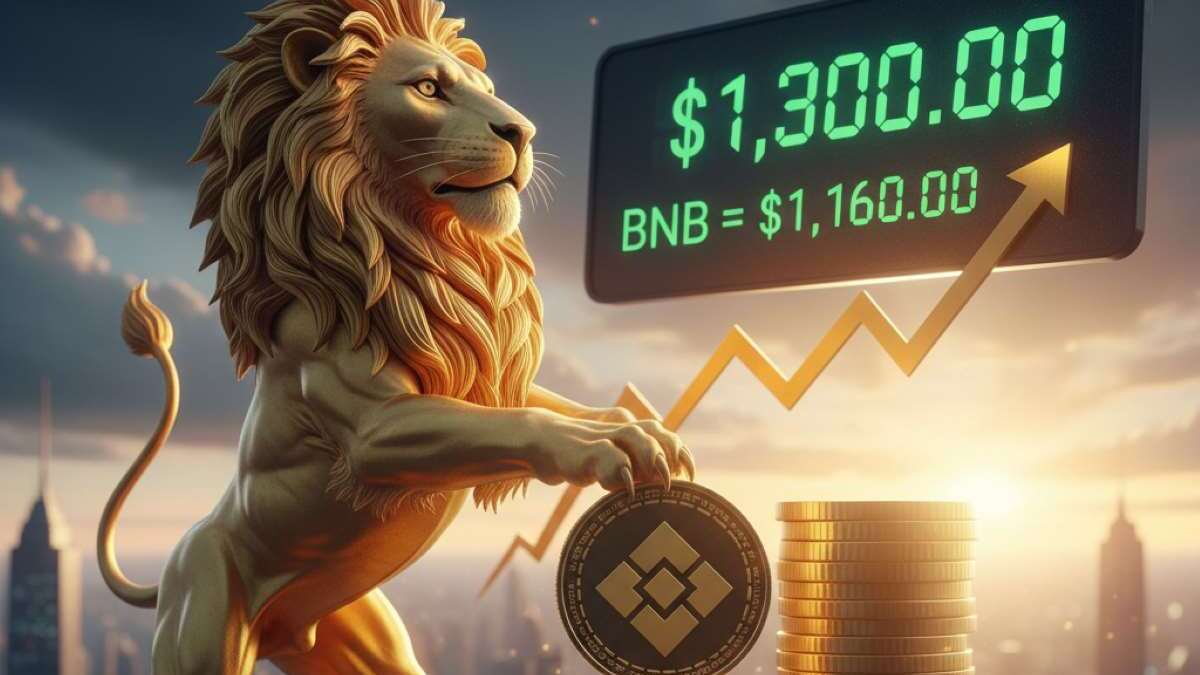 BNB retests $1,160 amid market rebound and CZ pardon, aiming for $1,300 with bullish momentum and strong technical support.