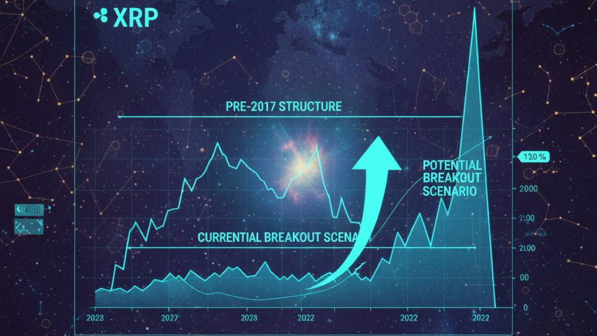 Crypto analyst EtherNasyonaL suggested today on X that XRPās current market structure closely resembles its 2017 pre-rally formation