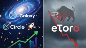 Circle and Galaxy emerge as the only profitable crypto IPOs, while eToro faces steep declines since its market debut.