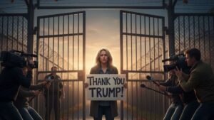 Heather Morgan, also known as “Razzlekhan,” expressed her gratitude to former U.S. President Donald Trump on X after securing an early release from prison.