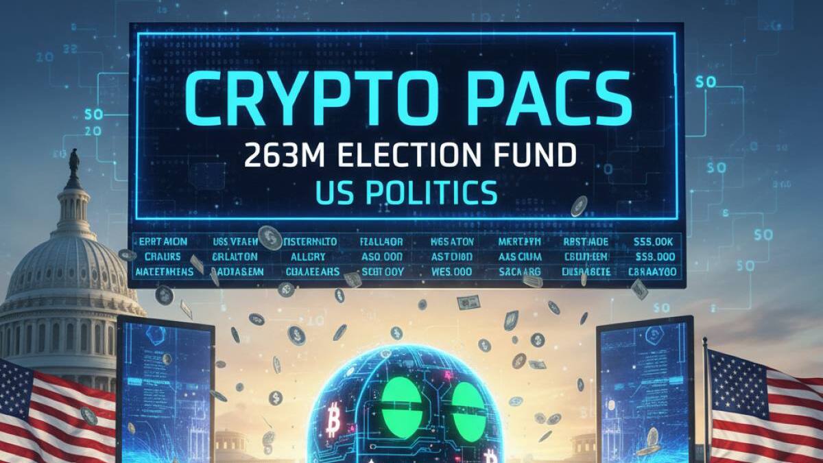 Crypto PACs have amassed $263 million for the 2026 U.S. midterm elections, surpassing oil and gas spending and influencing federal policies.